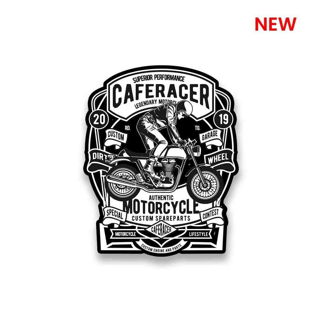 Cafe Racer Motorcycle Sticker Stick It Up