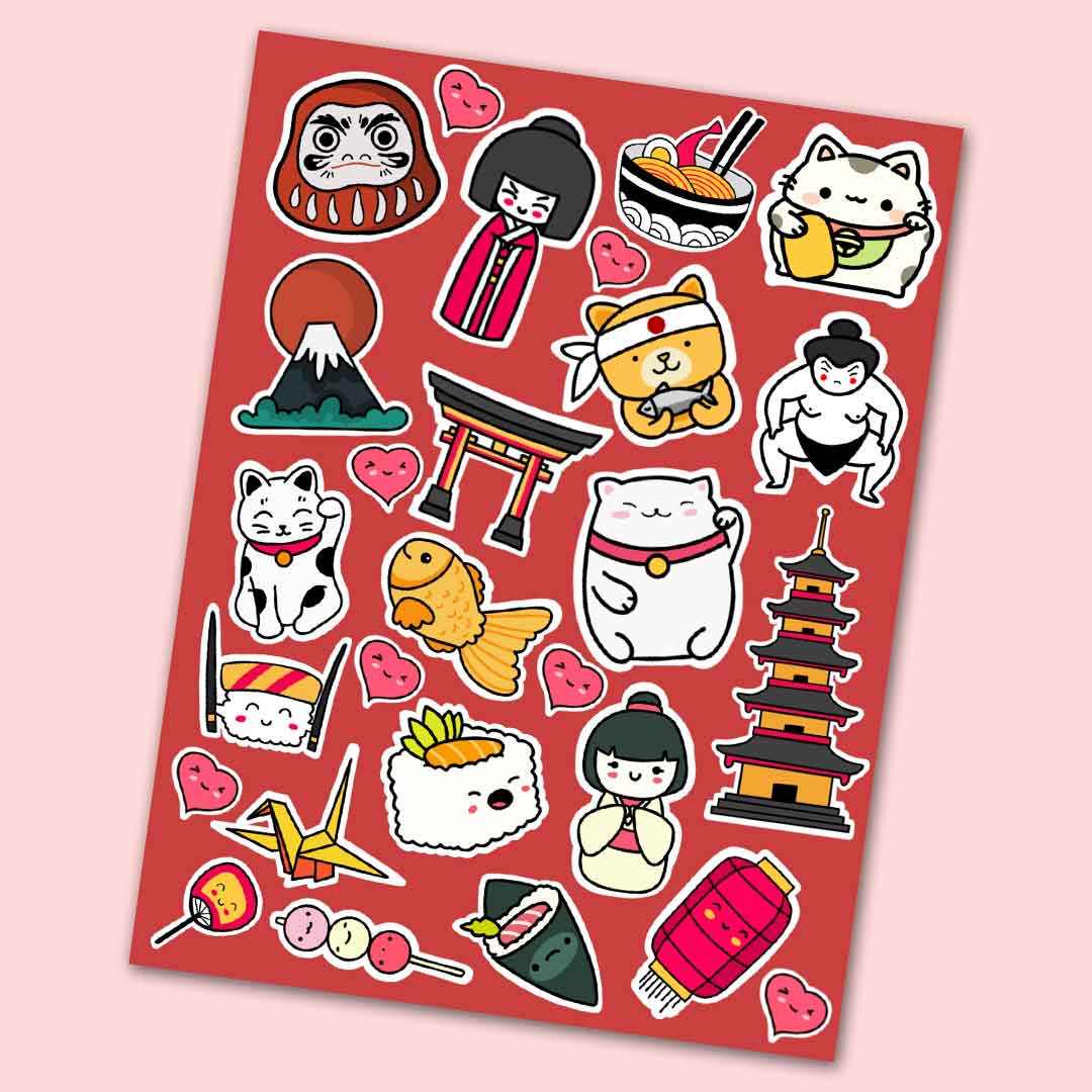 and　sticker　Buy　only　Stickers　StickItUp　IT　best　STICK　UP　Japanese　Sheets　quality　at　skins　Mini　laptop　stickers,　Sheet　–