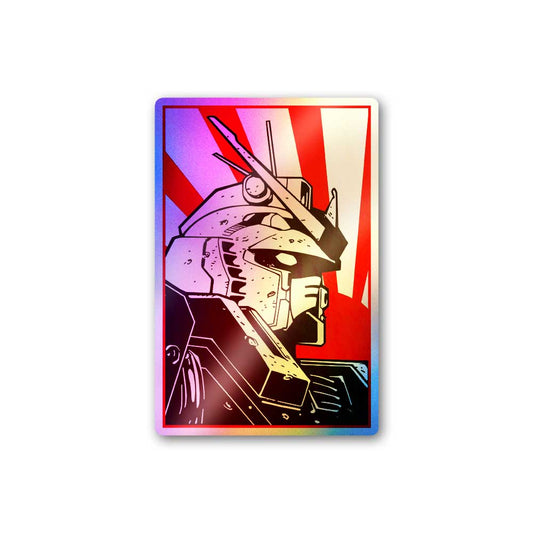 Mobile Suit Rx 78 Holographic Sticker