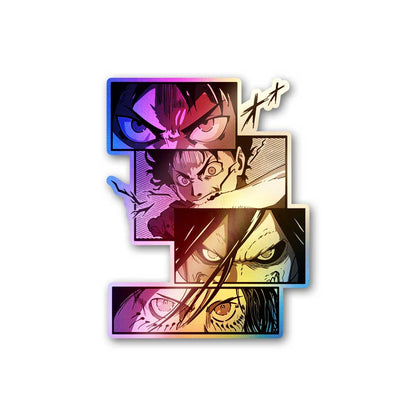 Eren Transform Holographic Sticker