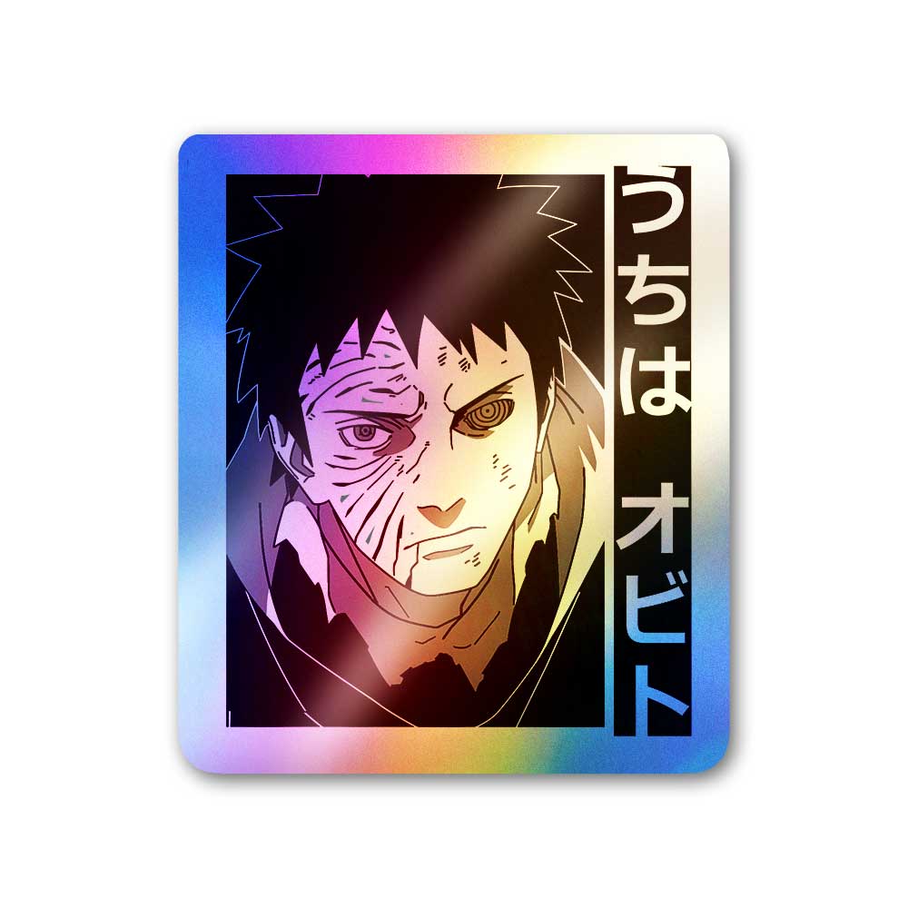 Obito Uchiha Holographic Sticker