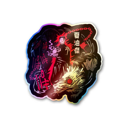 Geto Cursed Spirit Manipulator Holographic Sticker