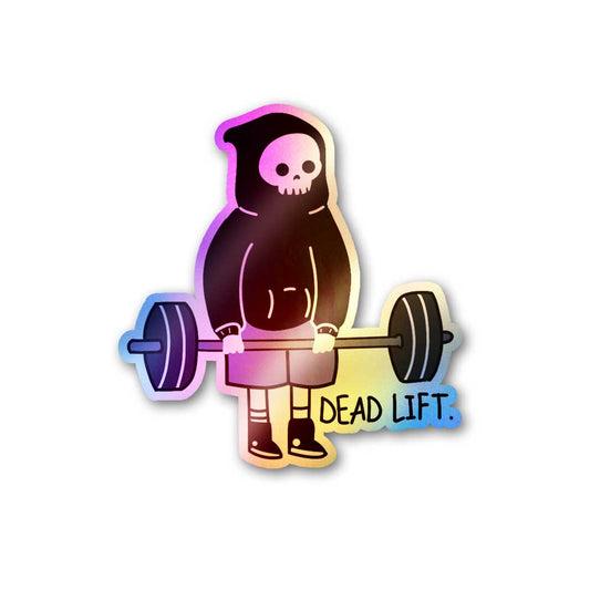 Dead Lift Holographic Sticker