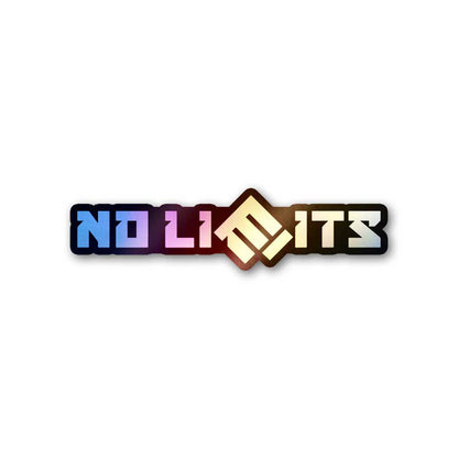 No Limits Holographic Sticker