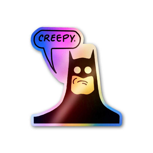 Creepy Holographic Sticker