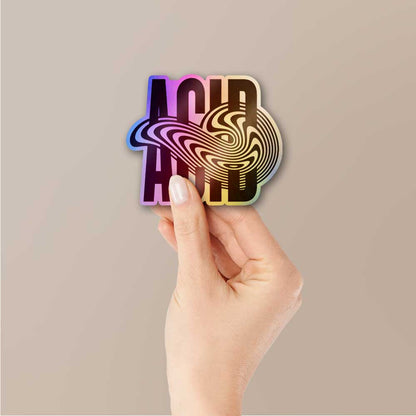 Acid Holographic Sticker