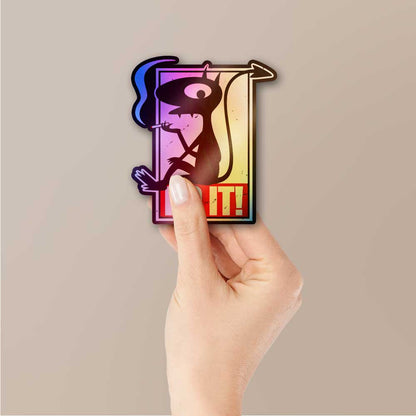 Do It Holographic Sticker