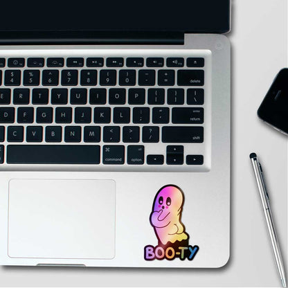 Boo Ty Holographic Sticker