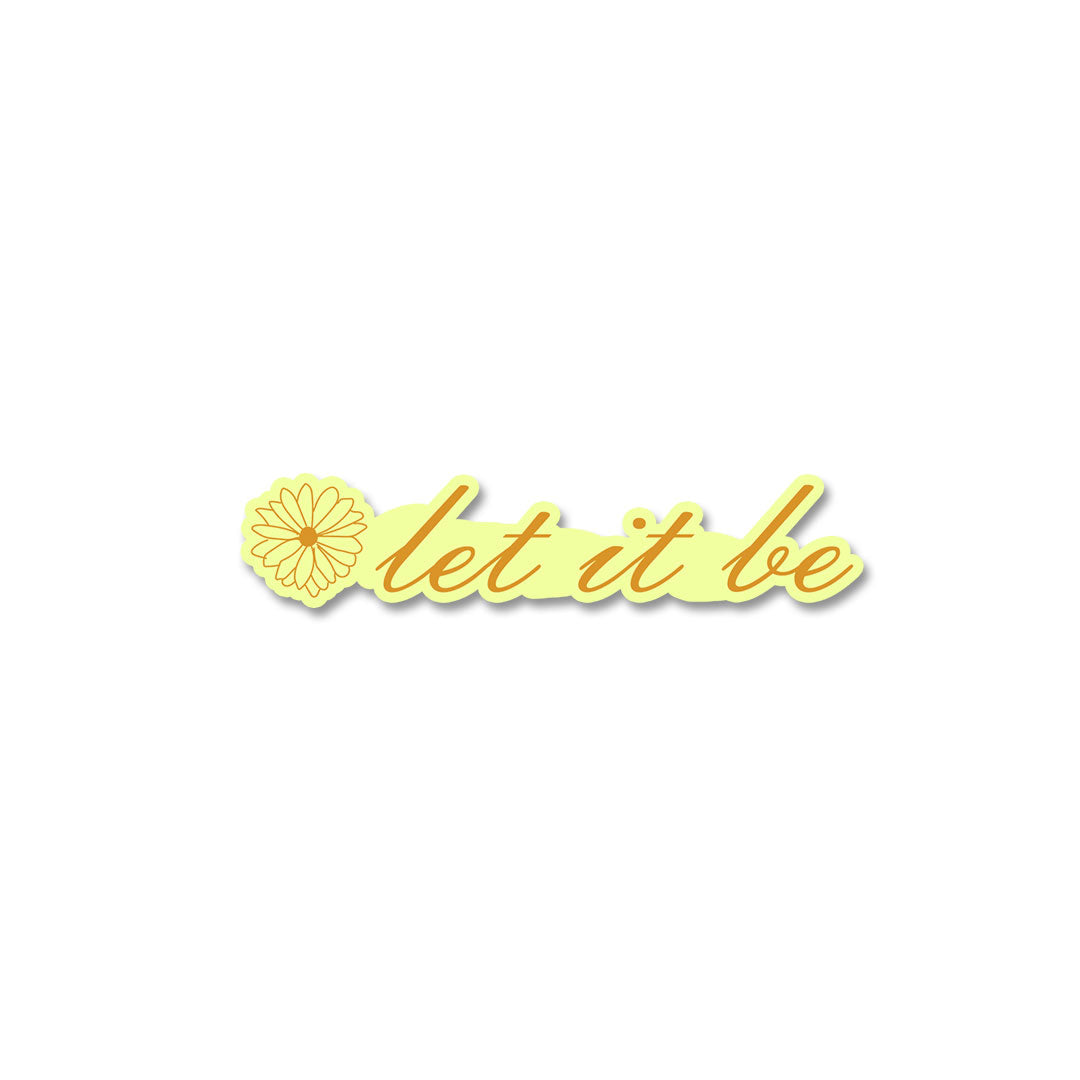 Let It Be Sticker