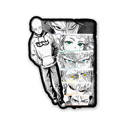 Saitama Artwork Sticker