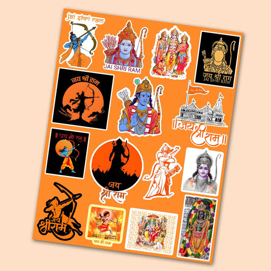 Shree Ram Mini Sticker Sheet