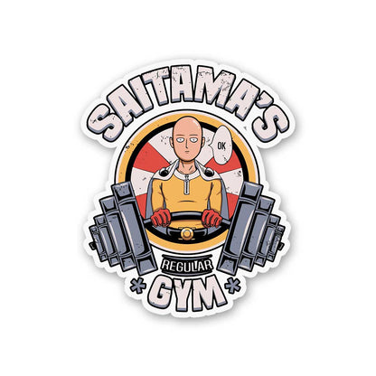 Saitama's Gym Sticker