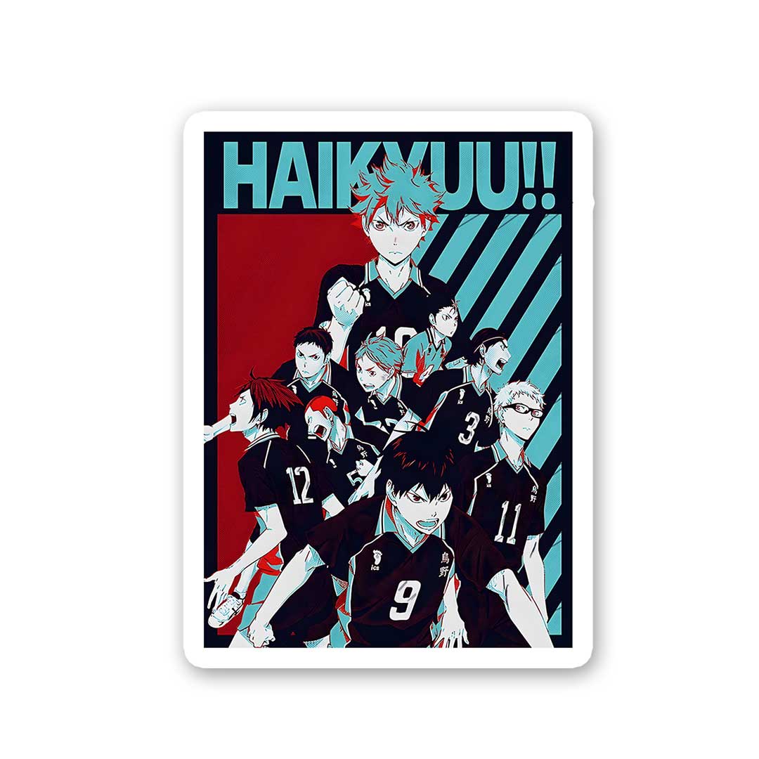 Team Haikyuu Sticker