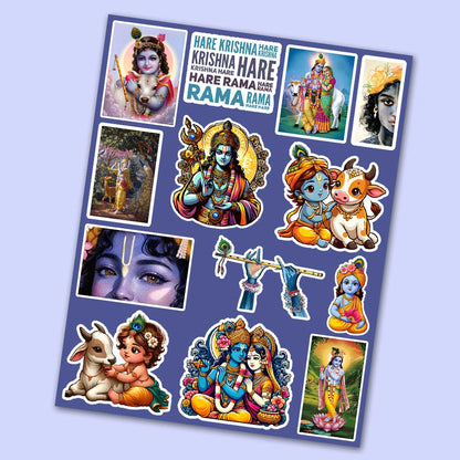 Krishna Mini Sticker Sheet