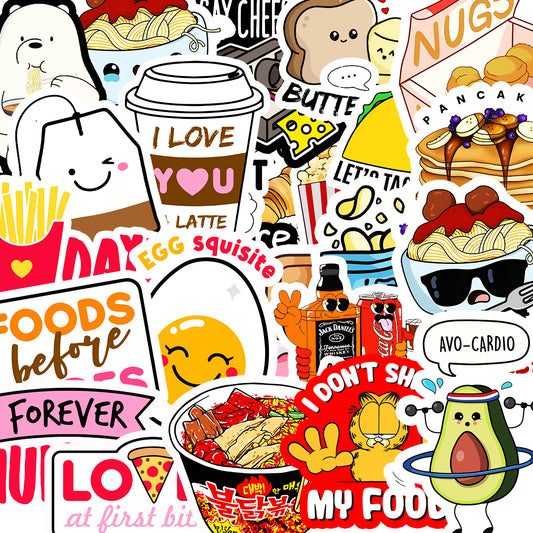 Food Sticker Packs [50 sticker]