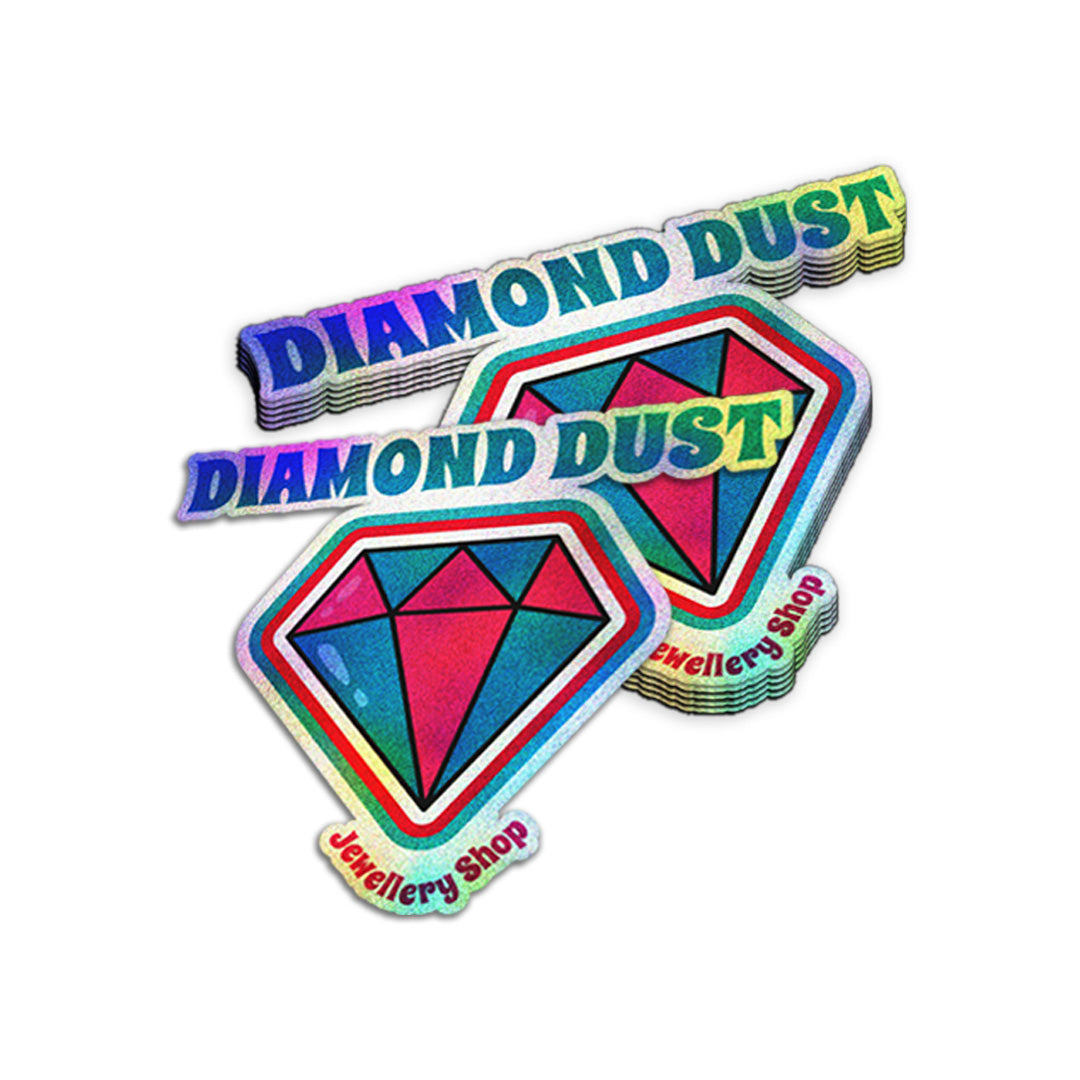 Custom Diamond Dust Sticker