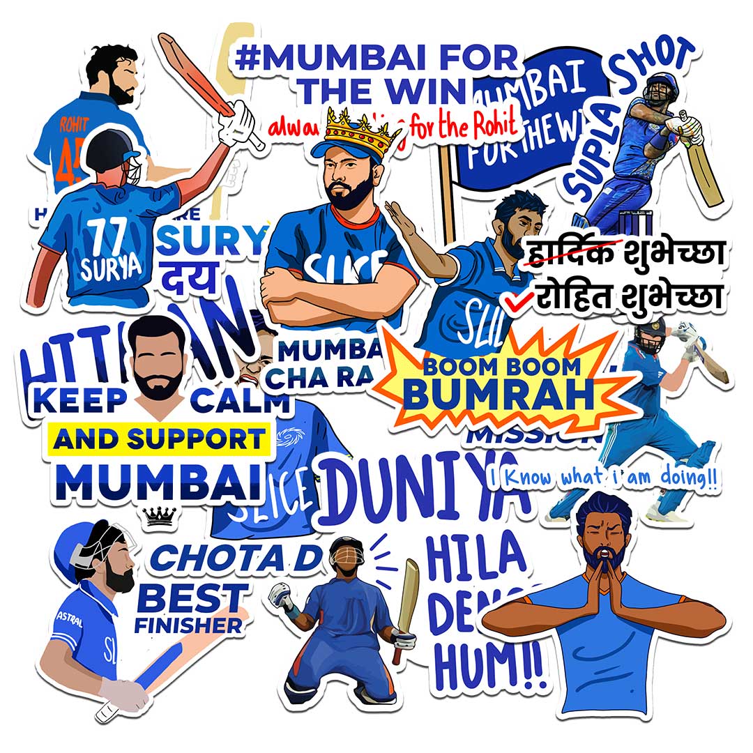 Mumbai Sticker Pack [15 Sticker]