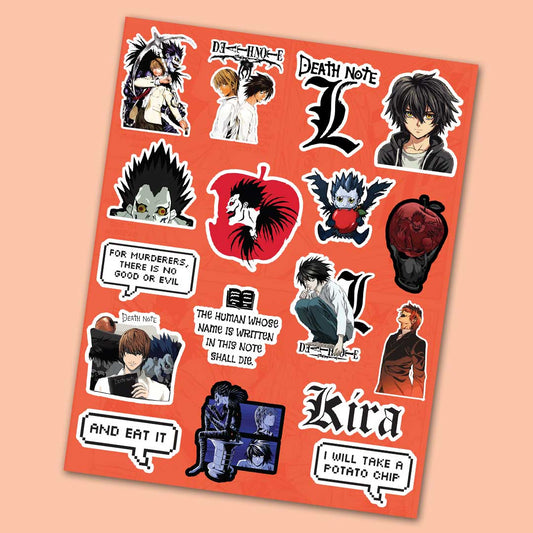 Deathnote Mini Sticker Sheet