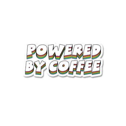 Powered By Coffee Sticker