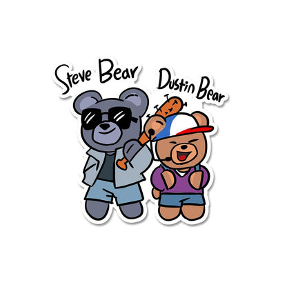 Steve Bear Dusty Bear  Sticker