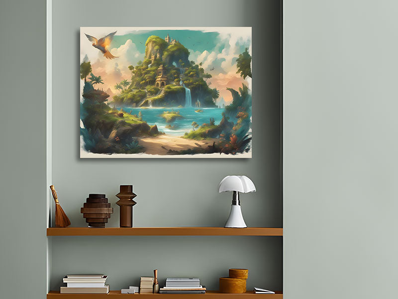 Magical Island Canvas Art