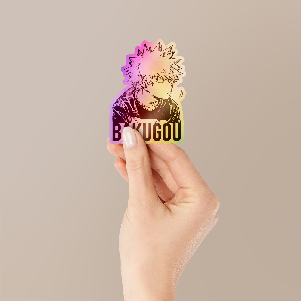 Bakugou Holographic Stickers