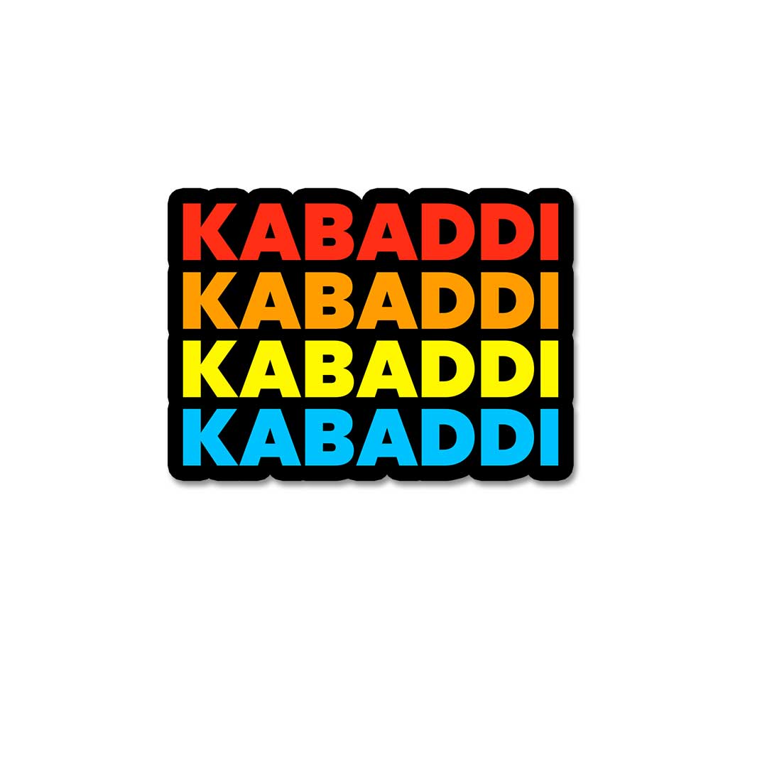 Kabaddi  Sticker