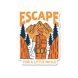 Escape For A Little While  Sticker