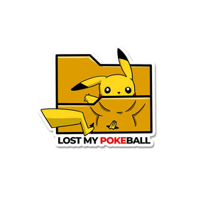 Lost My Pokeb  Sticker