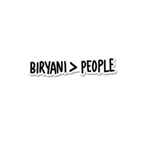 Biryani People  Sticker