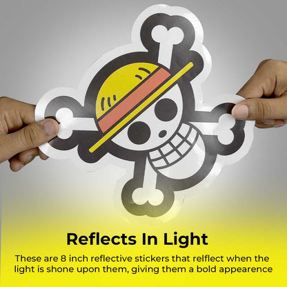 One Piece Logo Reflective Sticker