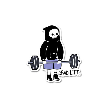 Skull Dead Lift Sticker