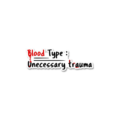 Blood Type Sticker