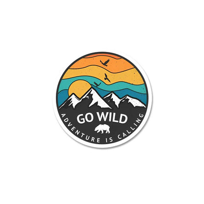 Go Wild Adventure Is Calling  Sticker