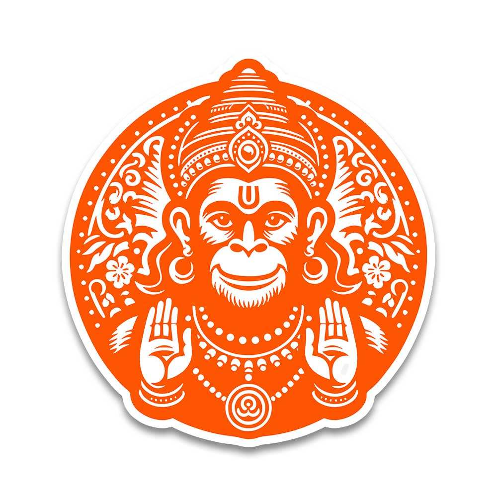 Hanuman Bumper Sticker