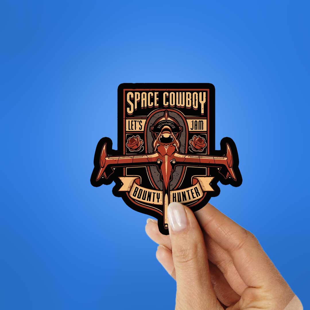 Space Cowboy Sticker