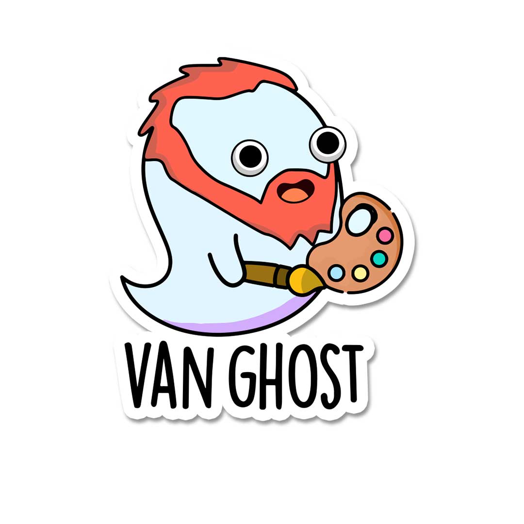 Van Ghost  Sticker