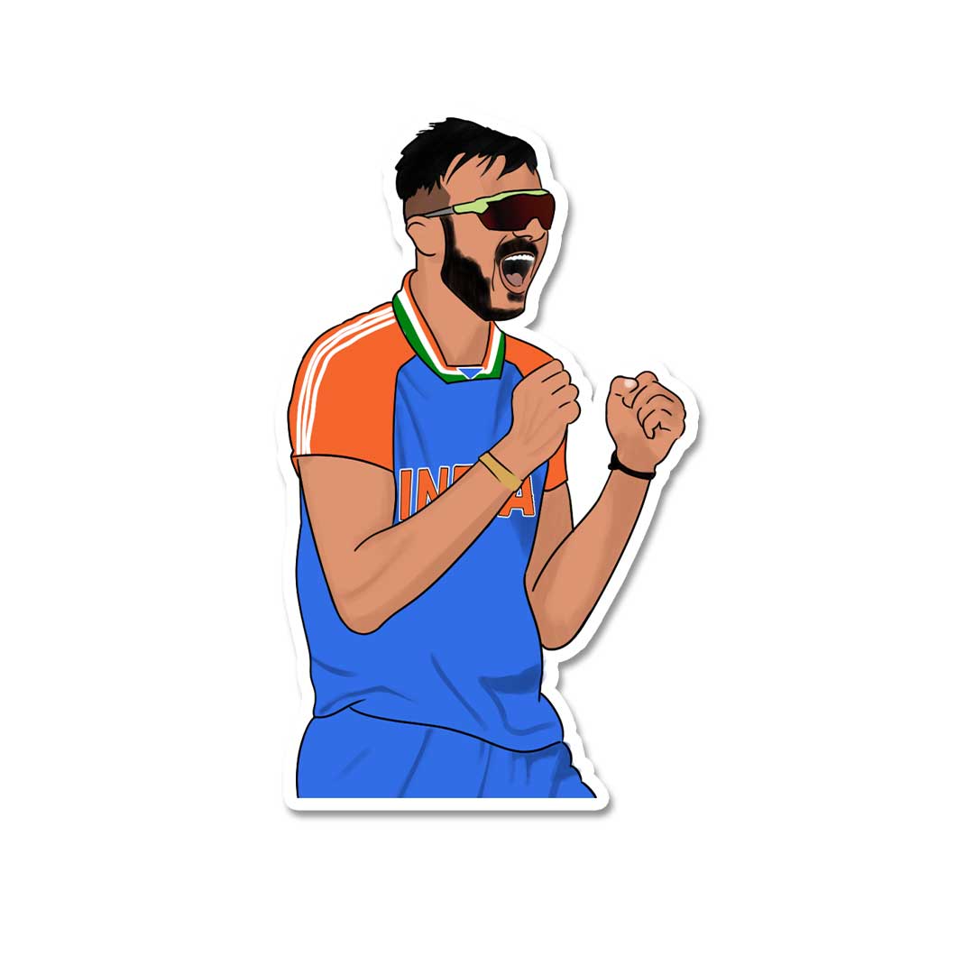 Axar Patel  Sticker