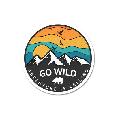Go Wild Adventure Is Calling  Sticker