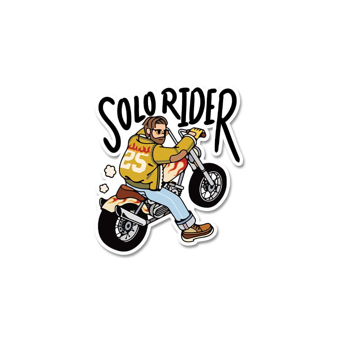 Solo Rider  Sticker