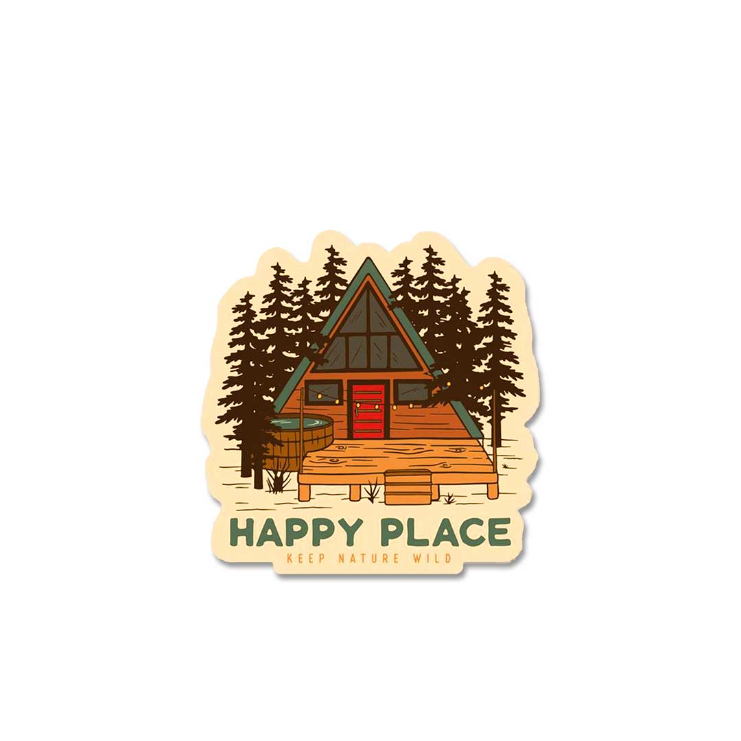 Happy Place  Sticker