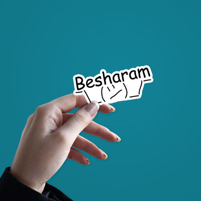 Besharam Sticker