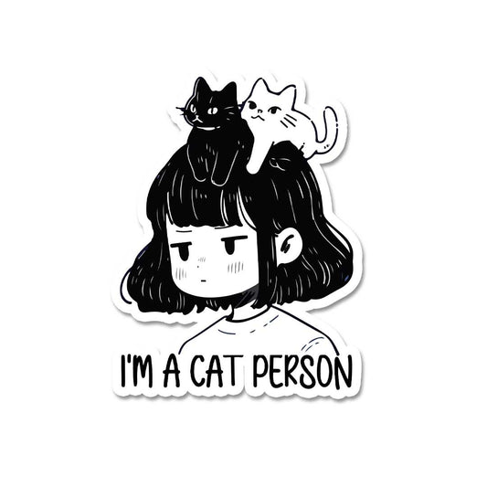 I'M A Cat Person  Sticker