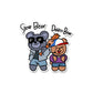 Steve Bear Dusty Bear  Sticker