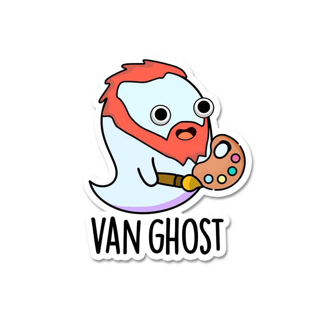 Van Ghost  Sticker