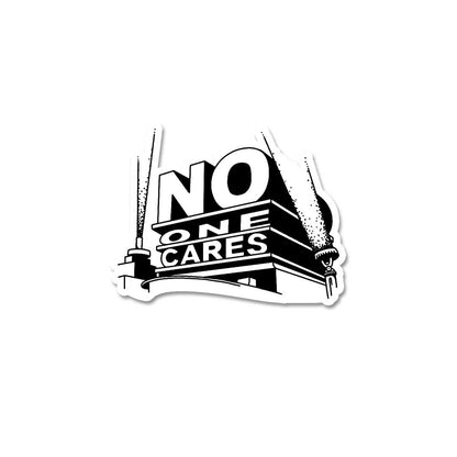 No One Cares  Sticker