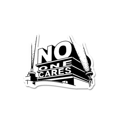 No One Cares  Sticker