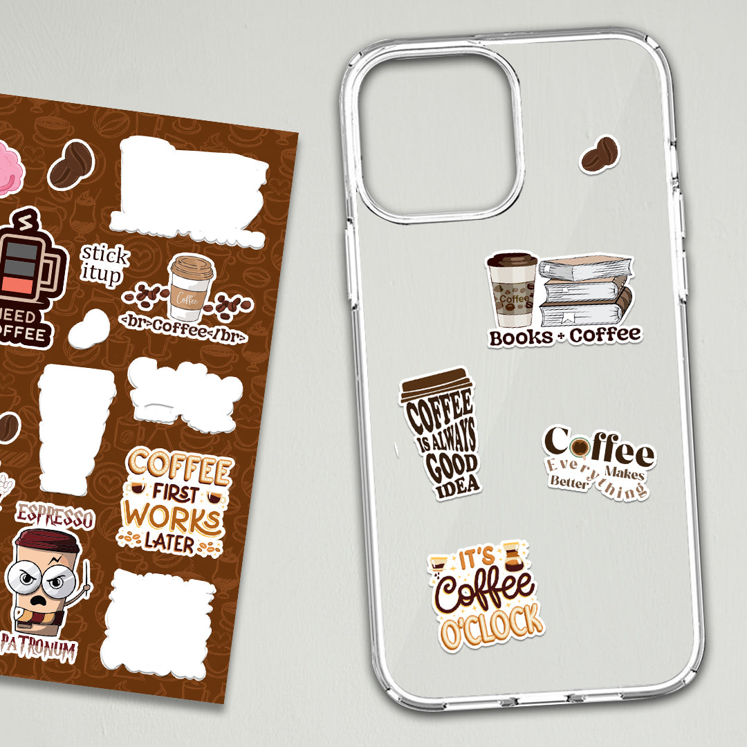 Coffee Mini Sticker Sheet