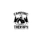 Camping Is My Favorite Therapy  Sticker