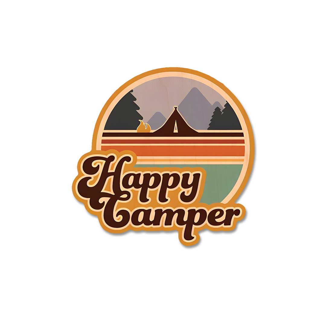 Happy Camper  Sticker